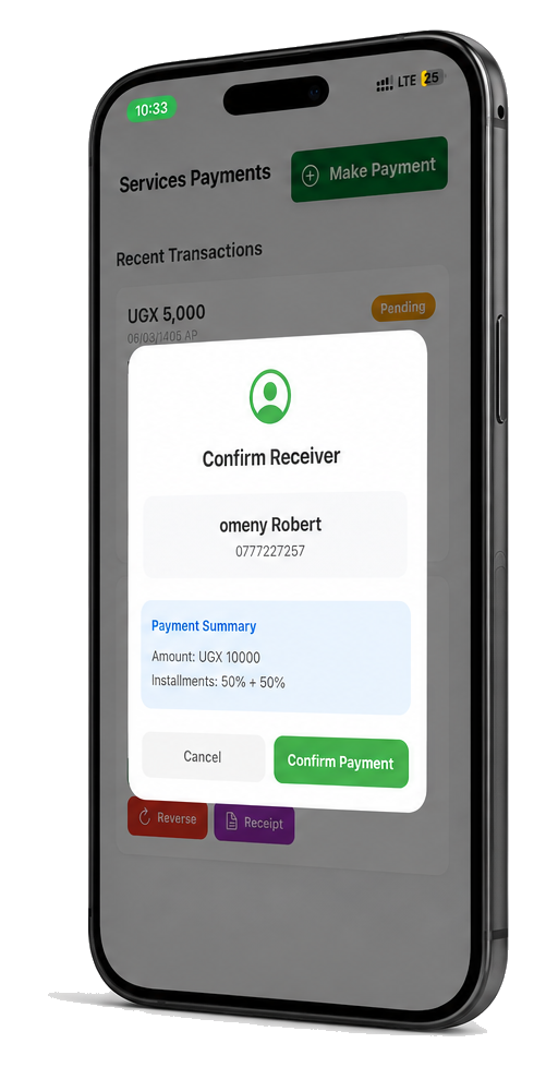 Goods Payment Screen