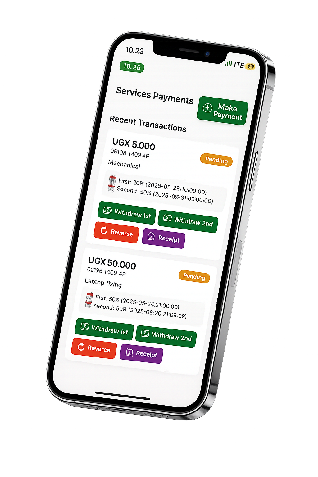 Services Payment